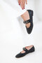Black-Black Women's Ballerinas 19748 - 4