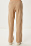 Women's Camel Soft Loose Knitted Trousers Ub00437 - 5