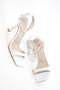 White Patent Leather Women's Classic Heeled Shoes 20785
