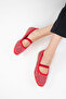 Red Women's Ballerinas 20794