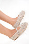 Beige Women's Ballerinas 20795