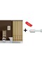 Bathroom Shower Curtain 5030 Brown 110x200 Curtain Pipe Hanger 90x130 Gifted