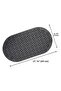 Massage Silicone Bath Mat with Suction Cups Non-Slip Bathtub and Shower Mat S-142 - 3
