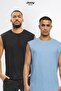 Campaign Set of 2 Men's Training Athlete Oversize Sleeveless T-Shirt