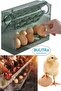 Egg Organizer with 30 Compartments - 3-Tier Refrigerator Egg Shelf Storage Container - 2