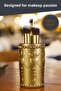 Makeup Organizer, Makeup Brush Holder, Makeup Brush Holder, Gold Antique Finish, Model 10 - 5