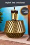 Makeup Organizer, Makeup Brush Holder, Makeup Brush Holder, Gold Antique Finish, Model 21 - 3