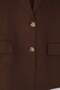 Wardrobe Essentials Brown Slim Cashmere Special Collection Comfortable Fit Blazer Jacket |   Twoaw26Bc00005 - 9