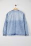 Mavi Crew Neck Oversize/Wide Fit Denim Plus Size Jacket Tbbaw26Ag00002 - 8
