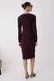 Wardrobe Essentials Brown Premium/Special Yarn Midi Knitwear Dress |   Twoaw26El000070 - 4