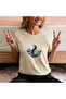 Men/Women Shape Transfer Printed Round Neck Short Sleeve T-Shirt - 2