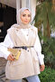 Beige Waist Belt Vest - 3