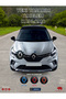 Captur (2019-2024) New Design Emblem Cover Sticker - Piano Black, Black & Grey