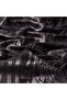 Zebra Jacquard Patterned Silk Shawl 05139-Smoked - 3