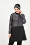 Water Repellent Quick Dry 3-Piece Fully Covered Hijab Swimsuit Set - 3