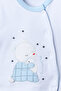 Blue Baby Boy Striped Teddy Bear 5-Piece Hospital Discharge Set - 3