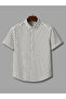 Striped Short Sleeve Knitted Shirt