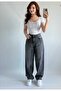 Belt Buckled Baggy Jeans - 5