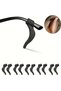 2 Pairs (4 Pcs) Anti-Slip Silicone Glasses Ear Holder, Safe Sports Work Health Safety Accessory - 2