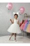 Girl's Evening Dress Island, White Model, Tutu Dress - 2