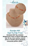 4 mm Certified Natural Stone Necklace - Karnelyan Agate, M413