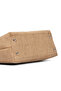 Women's Brown Color Detailed Jute Straw Portfolio & Clutch Bag - 7