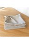 6 Pieces 33X33 Cream Cotton Linen Fabric Serving-Presentation Napkins 1St Quality Raw Linen (Suitable for Embroidery) - 2
