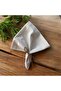 6 Pieces 33X33 Cream Cotton Linen Fabric Serving-Presentation Napkins 1St Quality Raw Linen (Suitable for Embroidery)