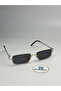 Gupp V2 Black Sunglasses Rectangle Gold Frame 55-17-140 Ekartman - 4