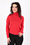 Turtleneck Sweater Red