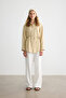 Beige Cotton Linen Shirt - 5