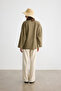 Oil Green Textured Kimono - 7