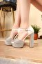 4228 Platform Heeled Stone Shoes - 2