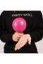 10Pcs 5 Inch 12 cm Fuchsia Pink Balloon Birthday Balloon Mini Balloon - 2
