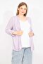 Women's Lilac Plus Size Double Look One Piece Sleeve Detailed Blouse 65n35575