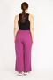 Women's Fujya Large Size Wide Leg Sweatpants Bottom 65n35988 - 4