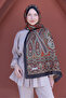 Anatolian Motifs | Ethnic-Patterned Cotton Shawl