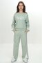 Girl's 100% Cotton 2 Thread Garnished Striped Horse & Top Tracksuit Set – Double Color Bottom Top Set-297 - 4