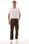 Men's Bitter Brown Linen Trousers – Breathable, Relaxed Fit Casual Wear -Wide Size Range-