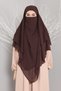 Sufle Hijab Khimar Ready to Wear Turban 3 Layer Ready to Wear Turban Shawl - 4