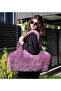 Pabtex Plush Fabric Sports Bag – Large Size (65 cm), Soft and Stylish Design