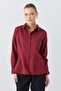4634 Women's Slim Fit Shirt Claret Red