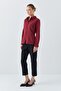 4634 Women's Slim Fit Shirt Claret Red - 2