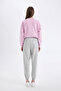 Jogger High Waist Thin Sweatshirt Trousers - 5