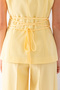 Back Tie Detailed Vest Double Suit - 7
