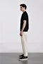 Loose Relaxed Fit Wide Leg Three Pockets Wide Leg Cotton Summer Trousers F0606Ax25Sp - 4