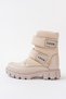 Girl's Beige Velcro Parachute Fabric Waterproof Anti-Slip Sole Boots - 3
