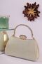 Elysara Eb0711 |   Pearl Glitter Butterfly Handle Evening Bag - 2