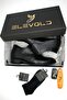 Alfa 100% Leather Black Groom's Shoes Men's Shoes 7 cm Hidden Heels Height Increase (Hand Made) - 7