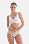 حمالة صدر بيضاء من الدانتيل بدون أسلاك - 4